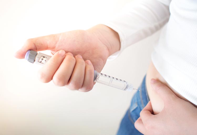 インスリン注射、GLP-1注射イメージ